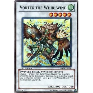 Yu-Gi-Oh! - Vortex the Whirlwind (STOR-EN000) - Storm of Ragnarok - 1st Edition - Super Rare