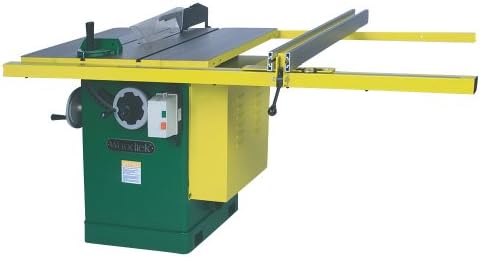 Woodtek 159368, Machinery, Table Saws, 12" Left Tilt Industrial Saw 5hp 3ph 50" Fence