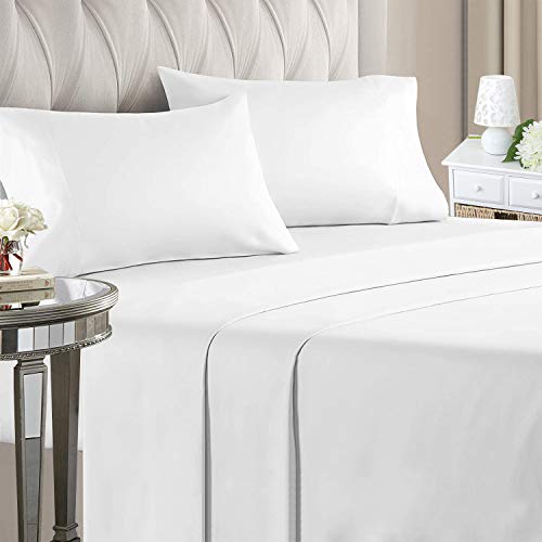 ilavande White Queen Sheets Set 4 Piece for sale Las Vegas, NV