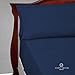 Cosy House Collection Premium Rayon Derived from Bamboo Bed Sheet Set - Cooling Blend - Deep Pocket, Ultra Soft & Breathable Bedding - 4 Piece Set (King, Navy Blue)