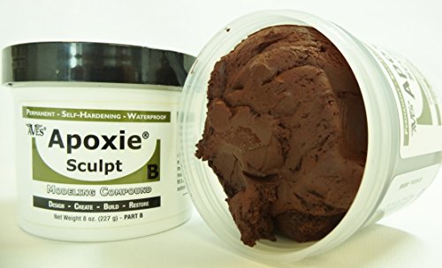 Apoxie Sculpt 1 lb. Brown, 2 part modeling compound (A & B)