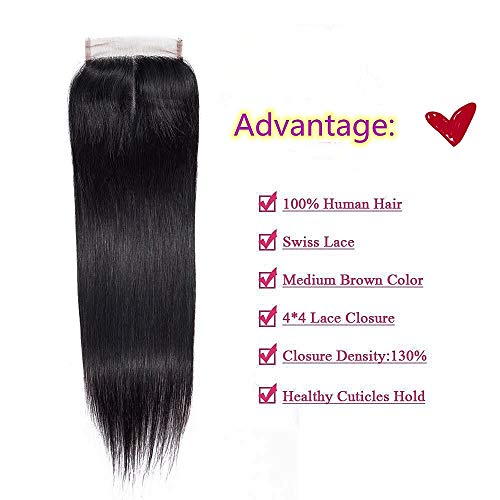9A-Brazilian-Straight-Lace-Closure-4X4-Middle-PartFree-Part-Lace-Closure-Virgin-Human-Hair-Natural-Black18-Inch