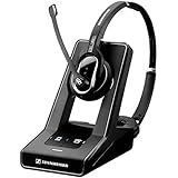 Sennheiser Enterprise Solution SD Pro2 ML Double-Sided Multi Connectivity Wireless Headset for Desk Phone & Skype for Business Ultra Noise-Cancelling Microphone, Black