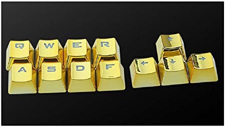 Oi Max Metallic Luster 12 Keys PBT Backlit Translucent Keycaps For Cherry MX Keyboard