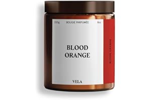Blood Orange Scented Candle – Hand-Poured Soy Wax, Clean Burning, Premium Aromatherapy, Luxury Home Decor & Gift