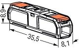 WAGO Inline Splicing Connector with Lever 2-conductor 4 mm² Transparent view 8