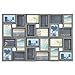 HELLO LAURA 4×6 Collage Picture Frames,24 Opening Photo Collage Frame for Wall Decor,Multi Family Photo for Gallery Decor, Hanging Display - Grey