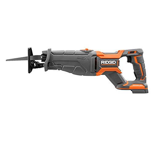 Ridgid R8643B Octane 18V Lithium Ion Cordless Brushless Reciprocating Saw w/ Included Blade and LED Lighting (Battery Not Included / Power Tool Only)