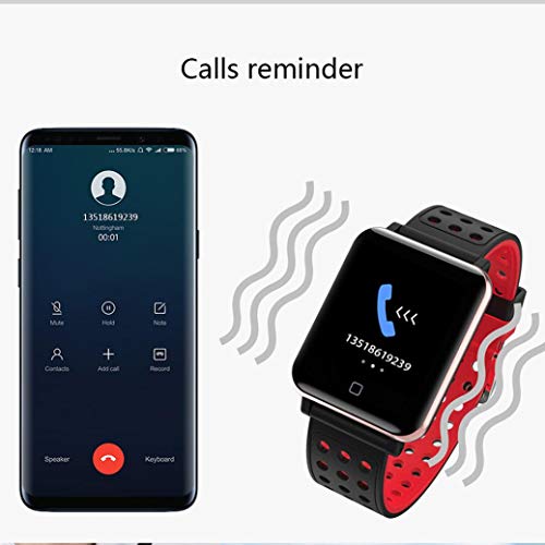 Insaneness Smart Bracelet-Heart Rate Monitor,Blood Pressure Fitness Tracker IP67 Waterproof Smart Pedometer for Kids, Women and Men (Black)