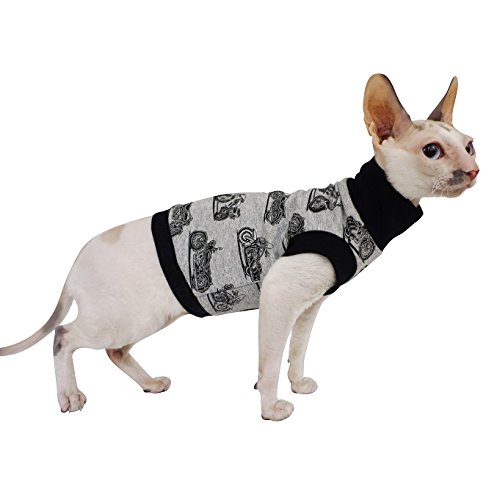 Kotomoda cat wear turtleneck Motorbikes (XL)