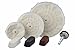 Drixet 7 Piece Buffing Kit – Set Includes: 3 Assorted Shaped Cotton Felt Pads, 3 Polishing/Cutting Compounds & 1 Mandrel.