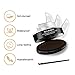GL-Turelifes Eyebrow Stamp Powder Perfect Eyebrow Power Three Seals Nature Eye Brow Powder with Brush Eyes Makeup Tool (Light Brown)