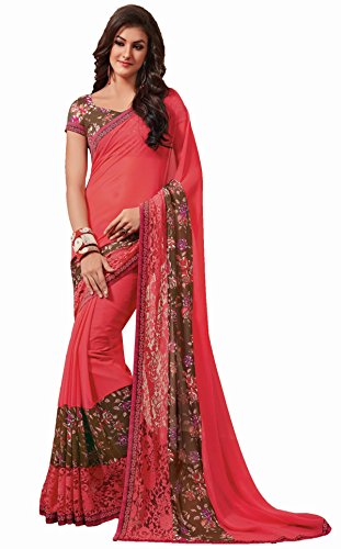 SUBHASH SPARKLE NEW DESIGNER SAREE-Pink-SUT11301-VT-Synthetic