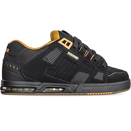 Globe mens Sabre Skate Shoe, Black/Toffee, 11.5 US