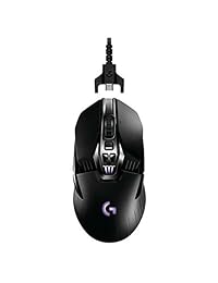 Logitech G900 Caos Spectrum mouse para gamers alámbrico inalámbrico profesional, mouse ambidiestro.