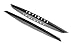 Eppar New Carbon Fiber Rear Trunk Decorative Trim for Infiniti Q50 2013-2016 (One Set with Logo)