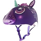 Raskullz Electric Unicorn TPR Child 5+ Helmet, Electric Purple