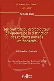 Les  contrats du droit d'auteur à l'épreuve de la distinction des contrats nommés et innommés