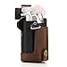 MegaGear Olympus OM-D E-M10 Mark III (14-42mm) Ever Ready Leather Camera Case and Strap, with Battery Access - Dark Brown - MG1346