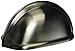 Amerock BP53010-G10-10PK 3-Inch Satin Nickel Cup Cabinet Hardware Pull, 10 Pack