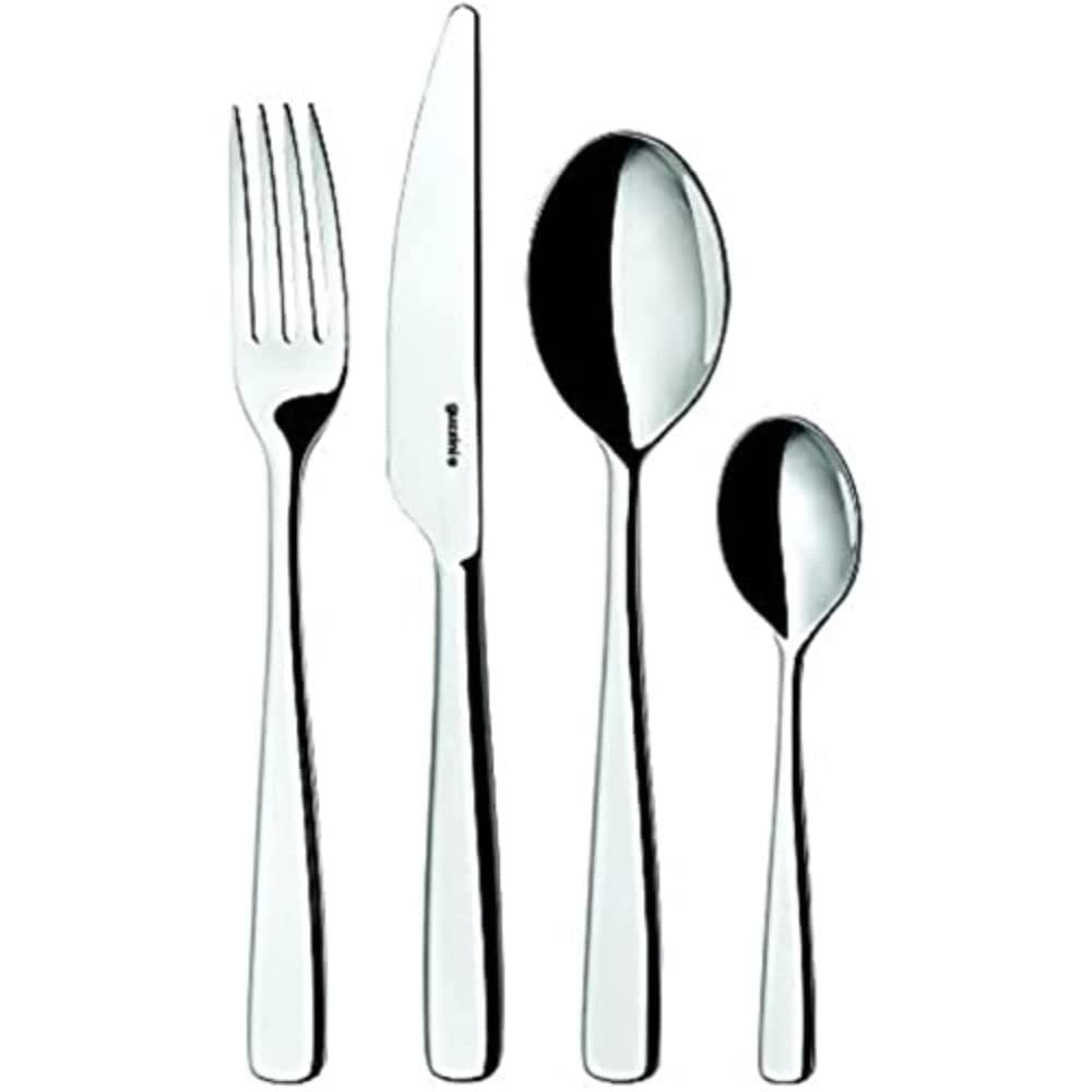 Guzzini - Grace, 24-Piece Cutlery Set - Steel, 40 x 30 x h4,5 cm - 29780063
