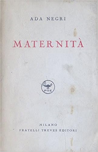 Ada Negri - Maternità (1922)