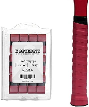 X speedfit Tennis Racket Grip Tape Tacky Overgrip, Ultra Absorption and Good Anti-Slip, Wrap Around Badminton Racquet, Squash Handle, Racquetball, Pickleball Paddle, Beach Tennis and More