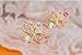 Gleader Fashion Multicolour Rhinestone Butterfly Retro Ear Studs Earrings 1 Pair