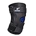 Knee Brace for Women Men,T Timtabo Hinged Knee Brace Support for Knee Stabilizer, Neoprene Knee Support Wrap for Arthritis,Athletic Leg Brace for Sports Trauma,Sprains,Pain Recovery-NEW 4XL