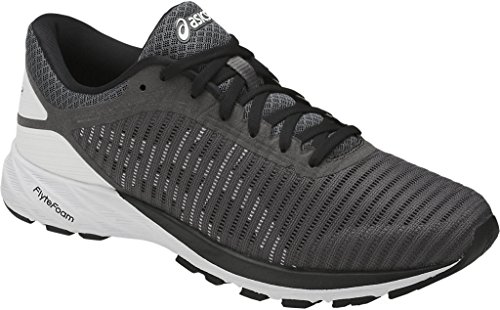 Asics Mens DynaFlyte 2 Running Shoe 2 Carbon/White/Black Size 11