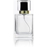 Enslz Refillable Glass Perfume Bottles - 50ml/1.7oz, Empty Travel Atomizer Spray Bottle with Funnels (Black)