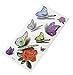 Penta Angel 10 Sheets Temporary Tattoo Sticker 3D Lifelike Flower Butterfly Feature Water Transfer Paper Tattoos Vivid Fake Body Art Printing Stickers for Women Girls Teens Adults