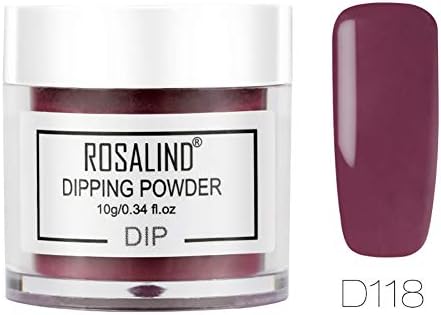 PERIWIN 10ml Solid Color/Glitter Fashion DIY Nail Art Dipping Powder Manicure Decor Tool - 18#