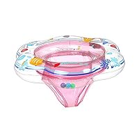 MOGOV Baby Swimming Ring Toddler Kids Floats with Safety Seat Double Airbag Swim Rings for Pool Swim Training Suitable Toddlers of 1-3 Year