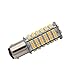 GRV Ba15d 1076 1142 High Bright Car LED Bulb 102-2835SMD DC12V Warm White Pack of 2