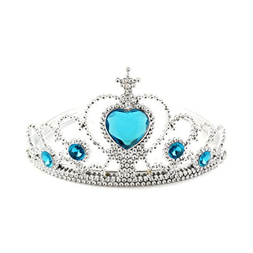 Kids Girl Queen Princess Crown and Wand Halloween Cosplay Holiday Party Accessories Gifts - Image 3