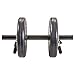 US Weight 105 lb. Duracast Barbell Weight Set with Two 20 lb., Four 10 lb. and Four 5 lb. Weights and Two Dumbbell Bars