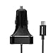 USB C Car Charger, USB Type C Car Charger Adapter 7.8A [Built-in USB-C 3.1 Cable] for Nintendo Switch, Google Pixel / Pixel XL, Samsung Galaxy S8 / S8 Plus / Note 8