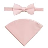 Spring Notion Boys' Satin Bow Tie and Handkerchief