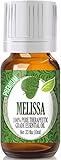 Melissa 100% Pure, Best Therapeutic Grade Essential Oil - 10ml