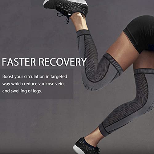 Full Leg Sleeves Long Compression Leg Sleeve Knee Sleeves Protect Leg