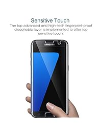 LK [3 Pack] Protector de pantalla para Samsung Galaxy S7 Edge, piel líquida [nueva versión] [cobertura máxima] [sin burbujas] HD Película flexible transparente con garantía de reemplazo de por vida