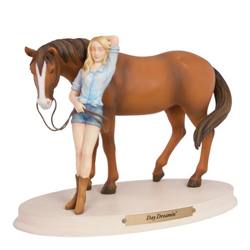 Enesco Horse Whispers Day Dreamin' Figurine, 5.2-Inch