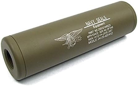 King Arms Unisex's Universal Army Muffler Rep Silencer, Green(Dark Earth) , One Size