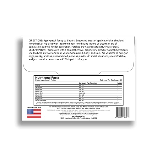 Vici Wellness Nervous Wreck (30 Patches) Pricepulse