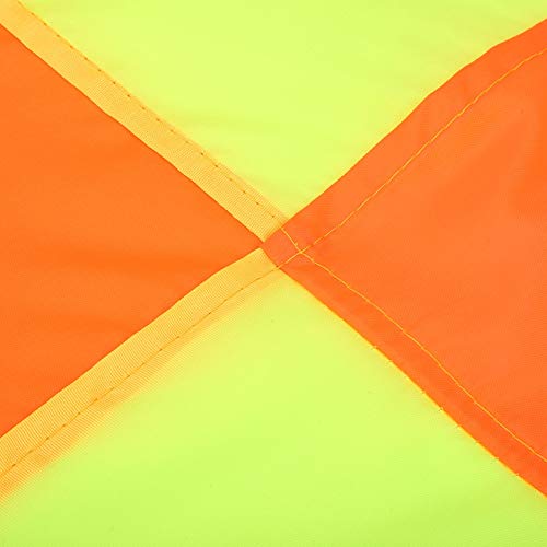 MAGT Soccer Referee Flag 2PCS Referee Linesman Flag Waterproof Sport Referee Flag with Storage Bag for Sports Match Football