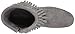 Minnetonka Women's Double Fringe Side Zip Boot,Grey,9 M US