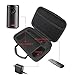 MASiKEN Hard Case for Nebula Capsule II/Nebula Capsule Max Smart Mini Projector, Remote Control USB Driver Accessories Storage Box, Shockproof Water Resistant Travel Carrying Bag - Black