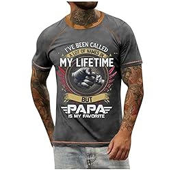 Men Short Sleeve Blue Line Shirt T Shirt Pack for