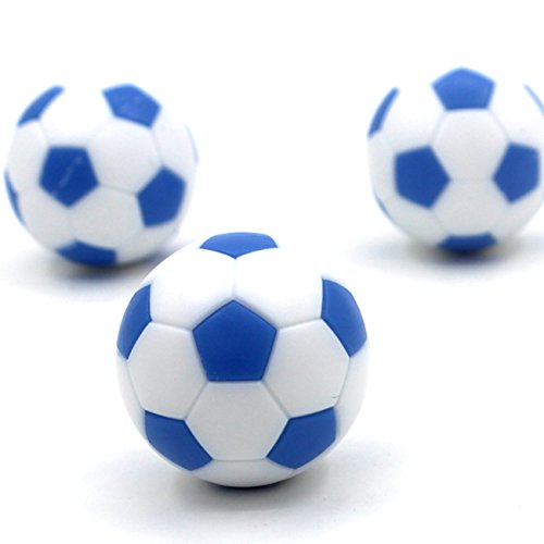image for Yeelan Table Soccer Foosballs Footall Game,Pack of 8PCS(blue,32mm/1.26